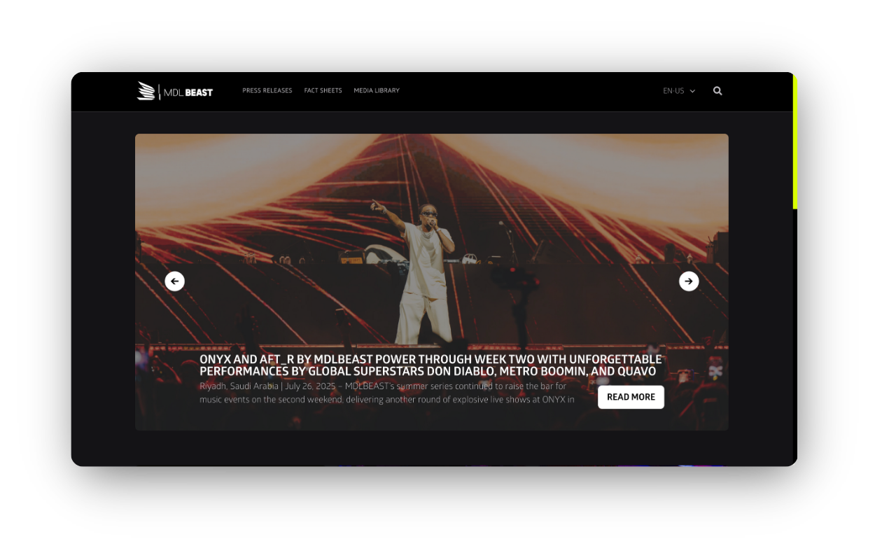 Case Study Newsroom MDLBeast