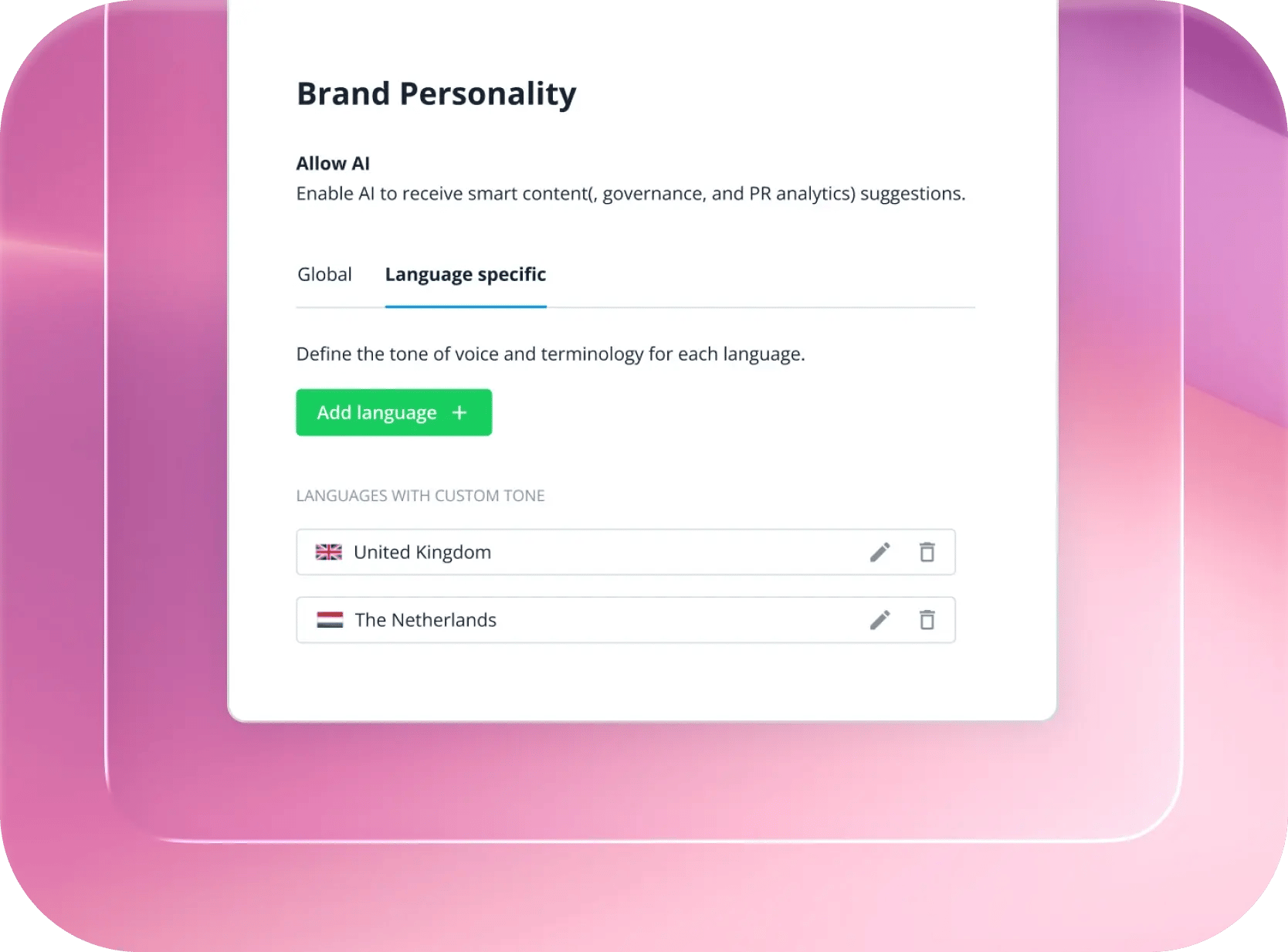 Brand Voice Management - Hero
